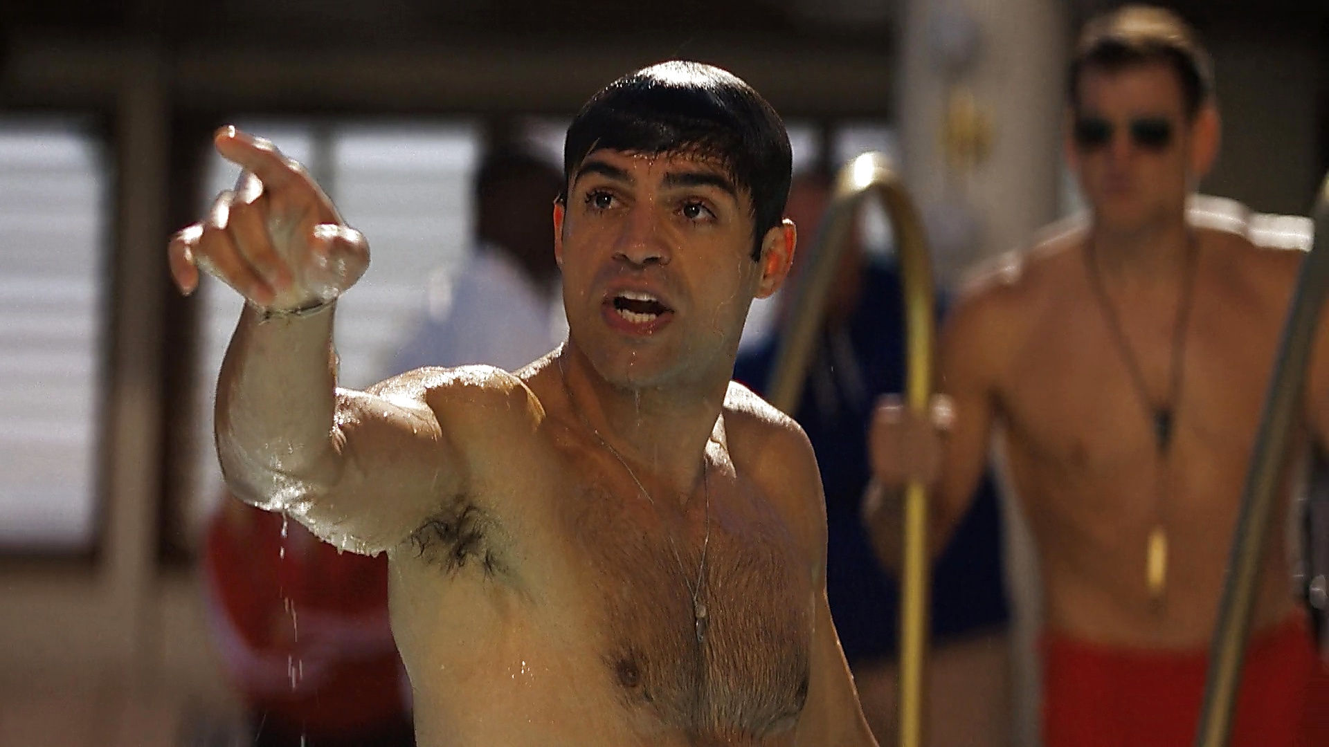 Sean Teale sexy shirtless scene April 11, 2025, 10pm