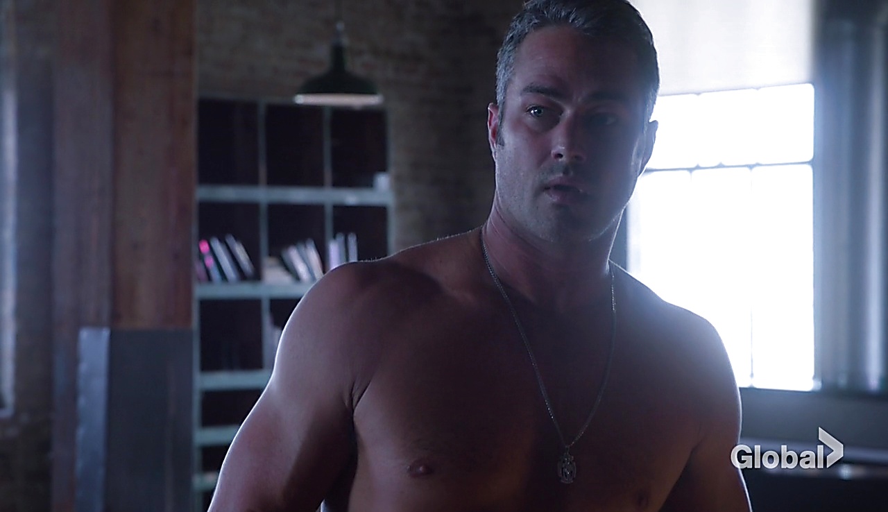 Taylor Kinney sexy shirtless scene October 6, 2017, 3pm