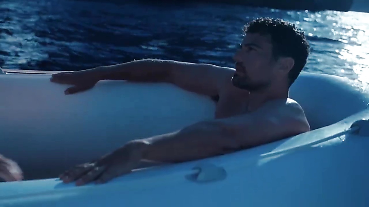 Theo James sexy shirtless scene May 16, 2025, 12pm
