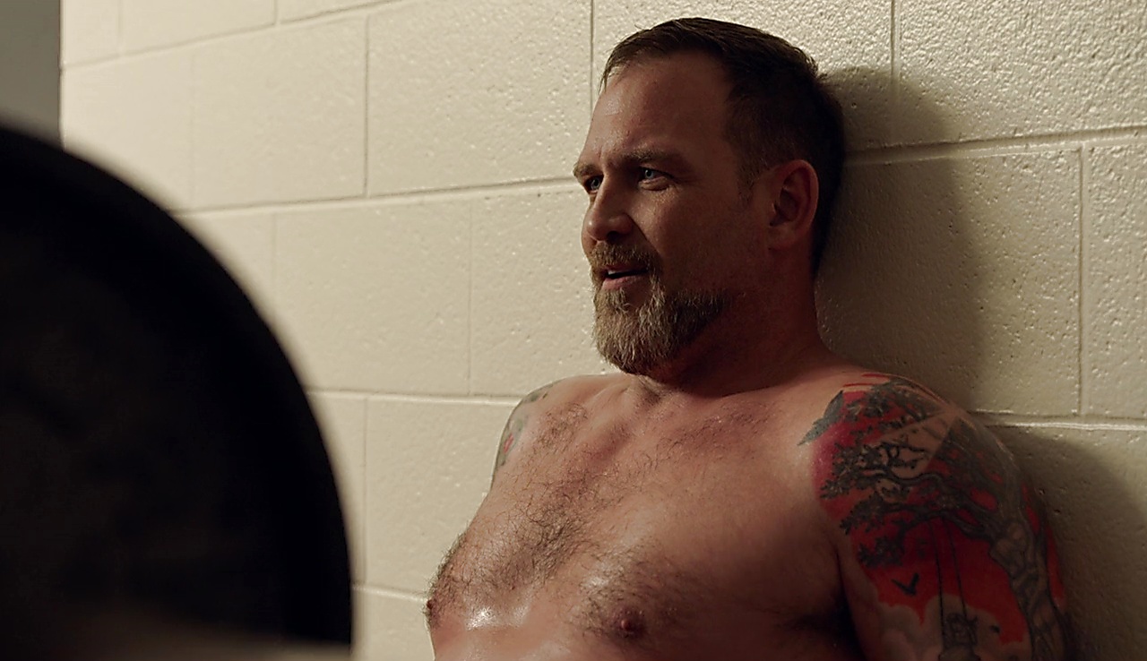 Ty Olsson sexy shirtless scene October 21, 2017, 12pm