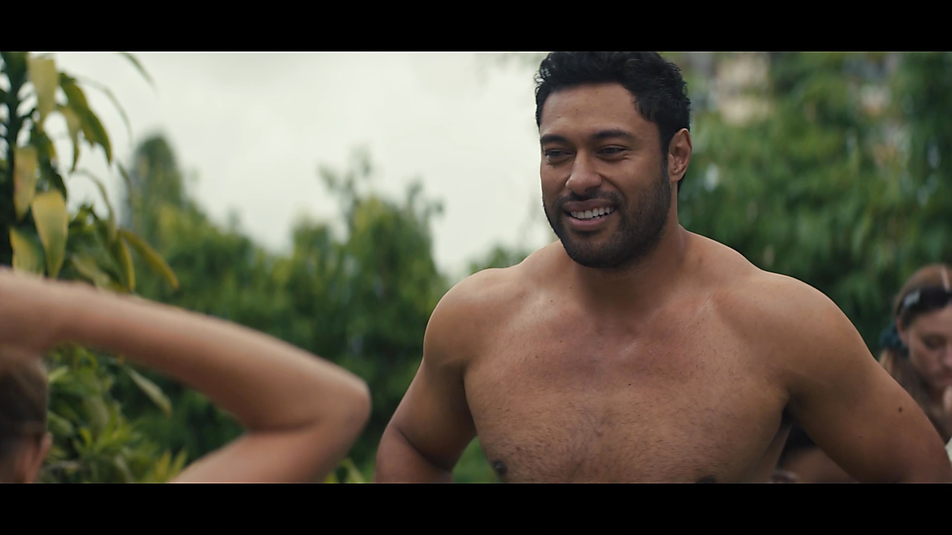 Uli Latukefu sexy shirtless scene April 19, 2025, 10am
