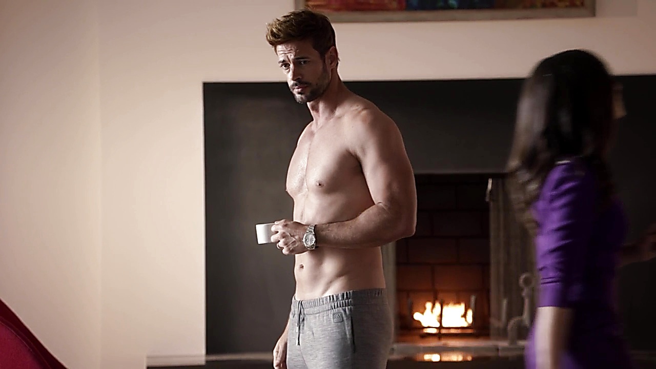 William Levy sexy shirtless scene October 4, 2018, 2pm
