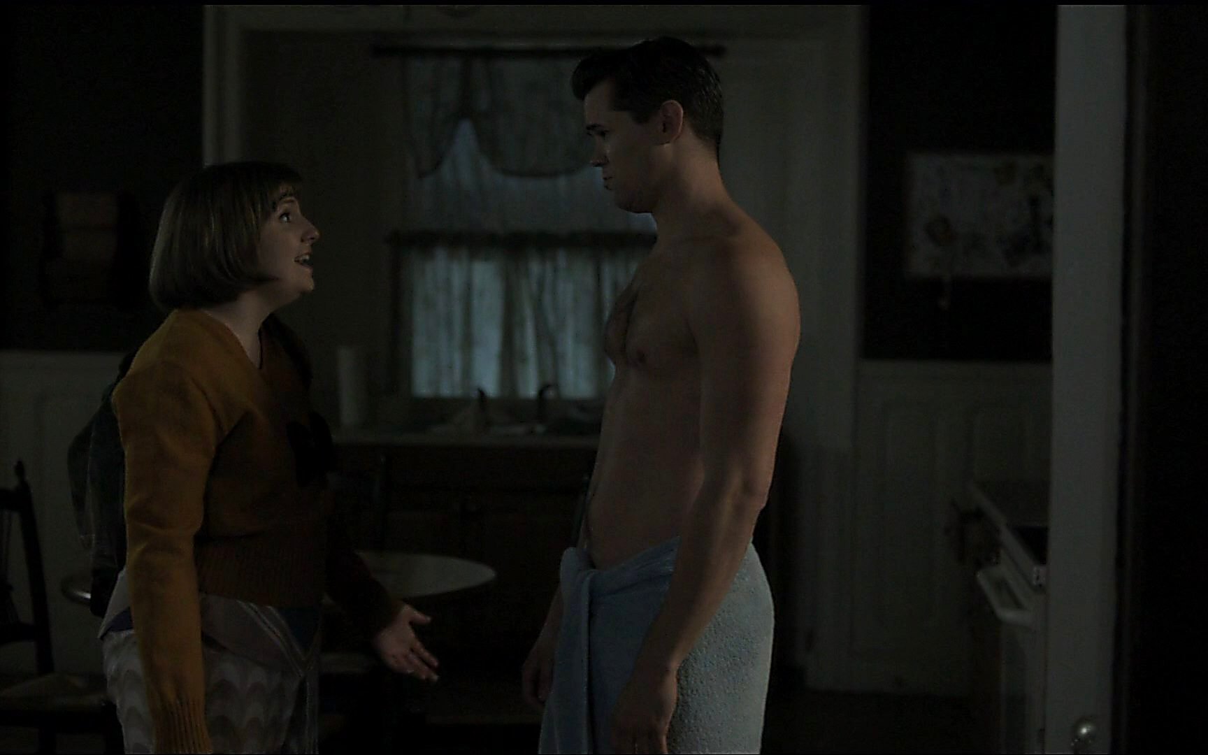 Andrew Rannells sexy shirtless scene January 19, 2015, 1am