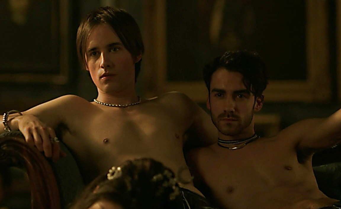 Reeve Carney sexy shirtless scene June 2, 2014, 2am