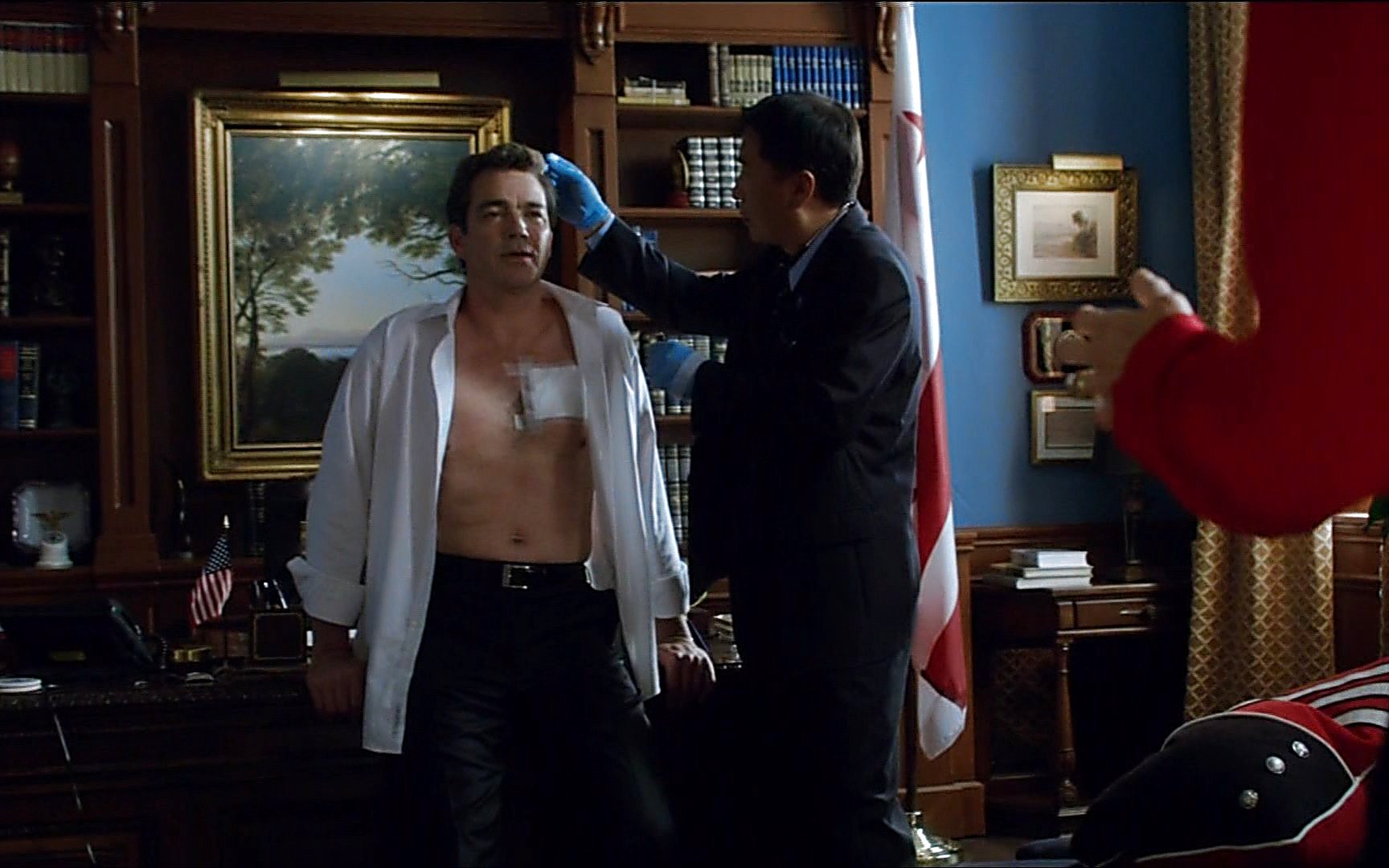 Jon Tenney sexy shirtless scene January 3, 2015, 3am