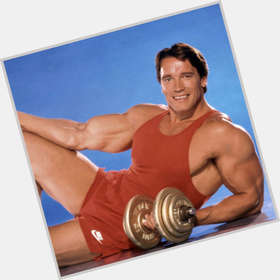 Arnold Schwarzenegger light brown hair & hairstyles Bodybuilder body, 