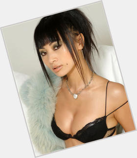 Bai Ling Average body,  black hair & hairstyles