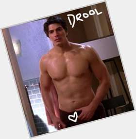 Brandon Routh dark brown hair & hairstyles Athletic body, 