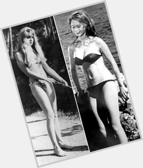 Brigitte Bardot Slim body,  dyed blonde hair & hairstyles