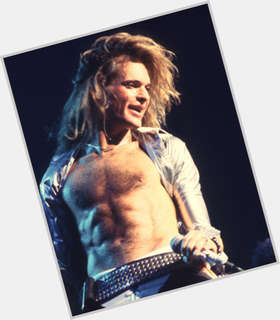 David Lee Roth blonde hair & hairstyles Athletic body, 