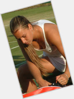 Dominika Cibulkova blonde hair & hairstyles Athletic body, 