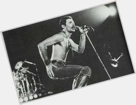 Freddie Mercury Athletic body,  black hair & hairstyles
