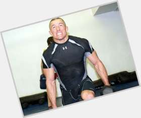 Georges St Pierre light brown hair & hairstyles Athletic body, 