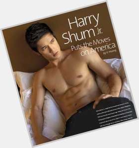 Harry Shum Jr dark brown hair & hairstyles Athletic body, 