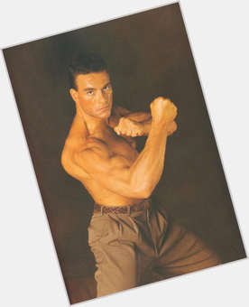 Jean Claude Van Damme light brown hair & hairstyles Bodybuilder body, 