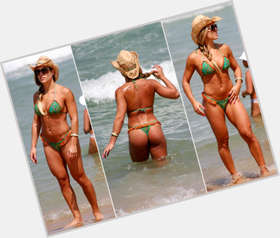 Joana Prado blonde hair & hairstyles Athletic body, 