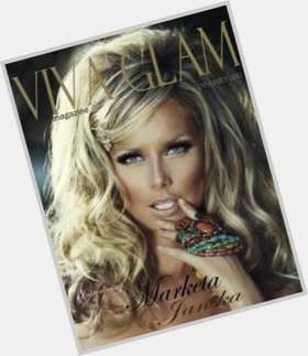 Marketa Janska Slim body,  blonde hair & hairstyles