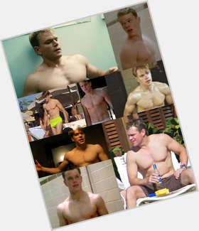 Matt Damon light brown hair & hairstyles Athletic body, 