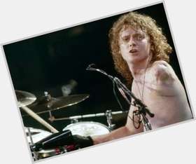 Rick Allen Average body,  dark brown hair & hairstyles