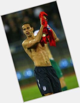 Rio Ferdinand dark brown hair & hairstyles Athletic body, 