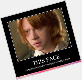 Rupert Grint red hair & hairstyles Average body, 