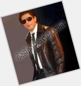 Shah Rukh Khan Average body,  black hair & hairstyles