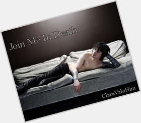 Ville Valo light brown hair & hairstyles Slim body, 