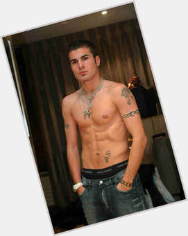 Adrian Mutu Athletic body,  black hair & hairstyles