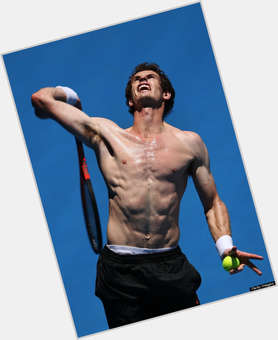 Andy Murray Athletic body,  light brown hair & hairstyles