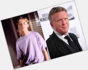 Anthony Michael Hall Athletic body,  blonde hair & hairstyles
