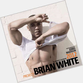 Brian White dark brown hair & hairstyles Athletic body, 