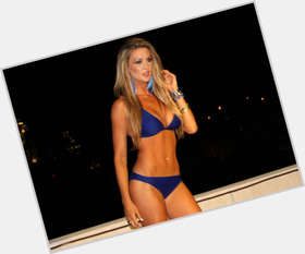 Brittany Kerr Average body,  dyed blonde hair & hairstyles