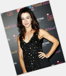 Caterina Scorsone Slim body,  dark brown hair & hairstyles