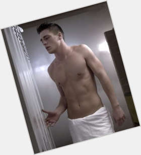 Colton Haynes Athletic body,  light brown hair & hairstyles