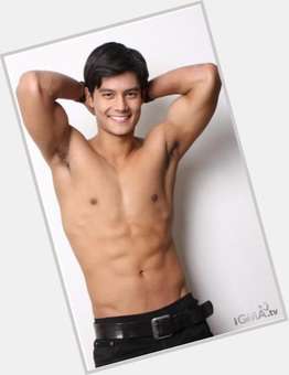 Daniel Matsunaga Athletic body,  dark brown hair & hairstyles