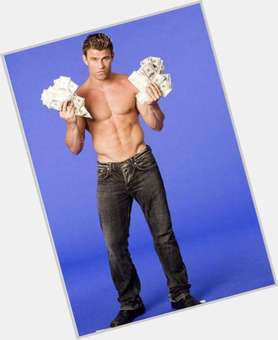 David Amerman Athletic body,  dark brown hair & hairstyles