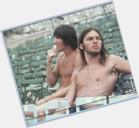 David Gilmour Average body,  light brown hair & hairstyles