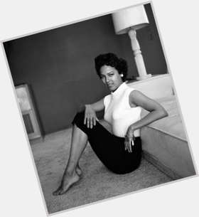 Dorothy Dandridge Slim body,  dark brown hair & hairstyles