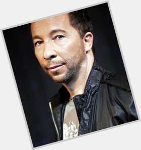 Dj Bobo Average body,  dark brown hair & hairstyles