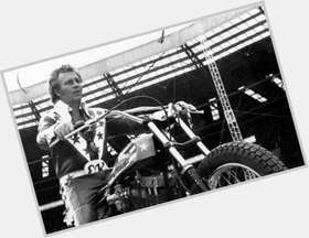 Evel Knievel Athletic body,  blonde hair & hairstyles