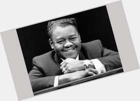 Fats Domino Large body,  salt and pepper hair & hairstyles