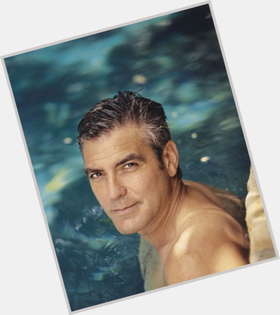 George Clooney salt and pepper hair & hairstyles Average body, 