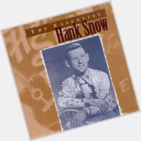 Hank Snow Slim body,  grey hair & hairstyles
