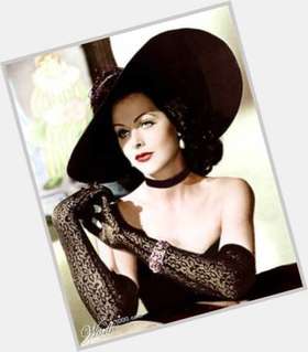 Hedy Lamarr Slim body,  black hair & hairstyles