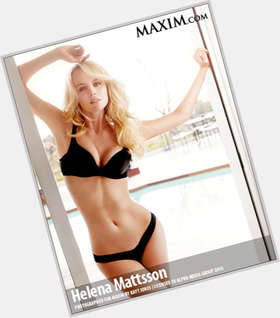 Helena Mattsson Slim body,  blonde hair & hairstyles