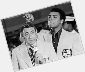 Howard Cosell Average body,  salt and pepper hair & hairstyles