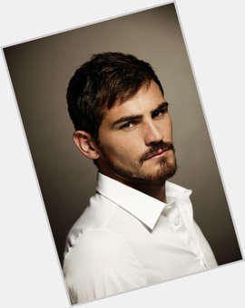 Iker Casillas Athletic body,  dark brown hair & hairstyles