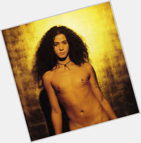 Jaye Davidson Slim body,  black hair & hairstyles