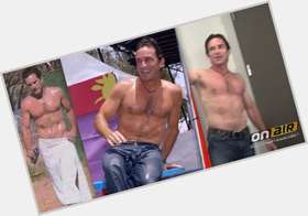 Jeff Probst dark brown hair & hairstyles Athletic body, 