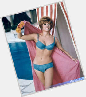 Jill St John Slim body,  red hair & hairstyles